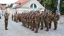 Český Krumlov připomněl Československou samostatnou obrněnou brigádu z 2. světové války.