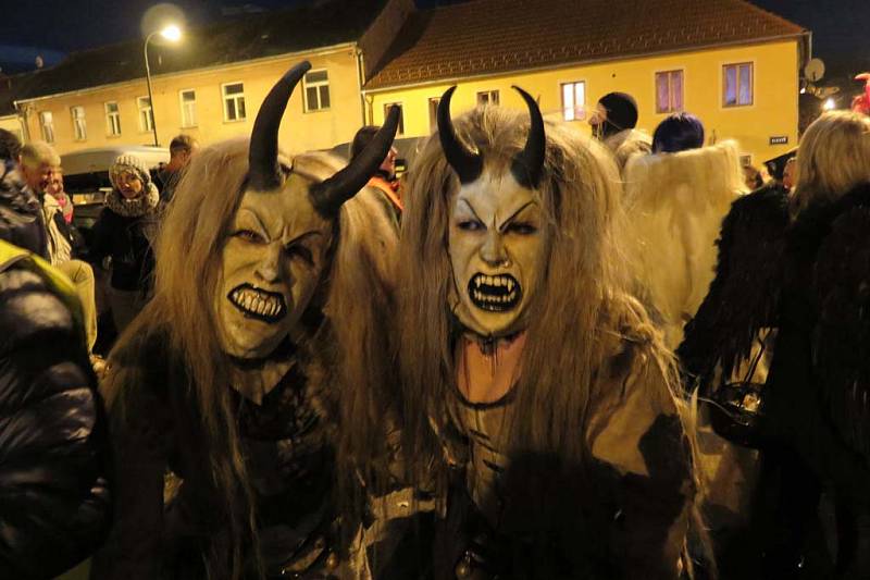 Krampus show v Kaplici 2016. 