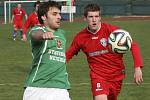 Česká divize (skupina A) - 21. kolo: FK Slavoj Č. Krumlov (v zeleném) - Zličín 1:1 (1:0).