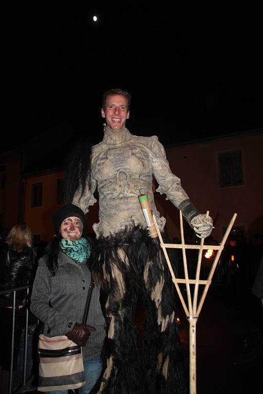 Krampus show v Kaplici 2016. 