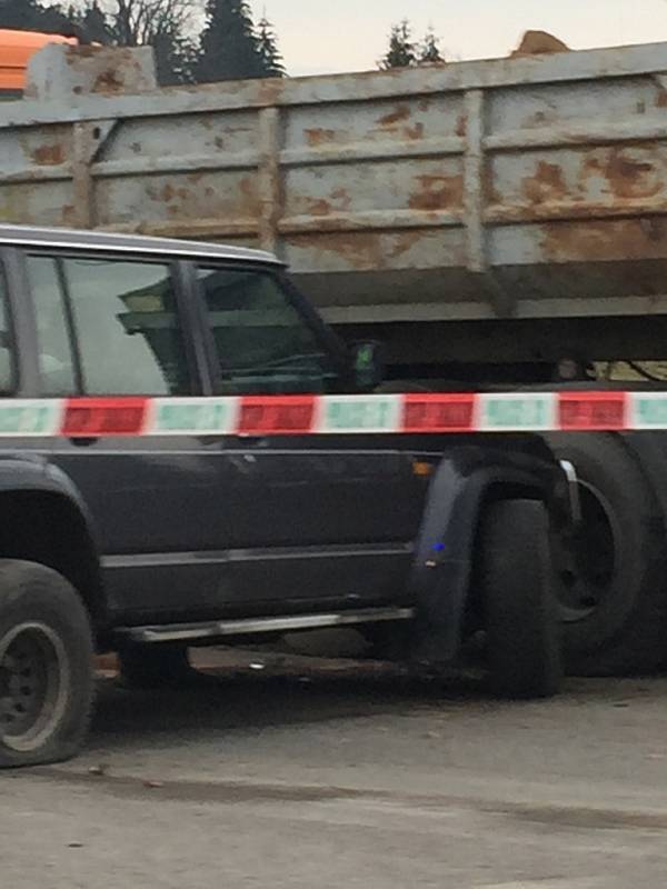 Policie naháněla zloděje auta na Kaplicku.