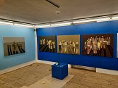 V krumlovském Egon Schiele Art Centru připravují sezónu 2021/22. Na snímku malá ochutnávka z připravované výstavy Jakuba Sýkory.