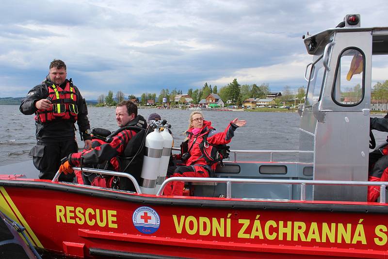 Ilustrační foto. Během letošní sezony záchranáři na Lipně zachránili 12 osob.