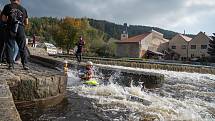 Start soutěžních kategorií z Rožmberka nad Vltavou