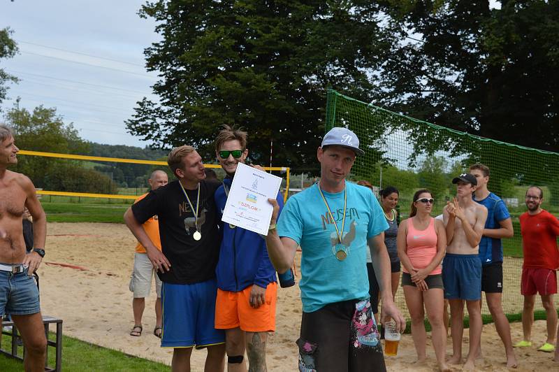 2. ročník turnaje Kaplický beach na koupáku, který se konal 17. srpna 2019.