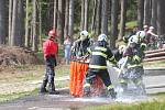 Cvičení IZS na sjezdovce na Lipně