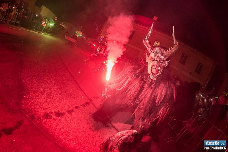 Krampus Show 2015 v Kaplici.