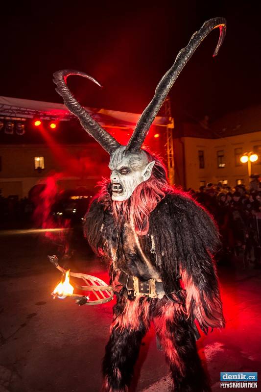 Krampus Show 2015 v Kaplici.