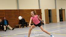 Oblastní badmintonový přebor staršího žactva U15 v Českém Krumlově.