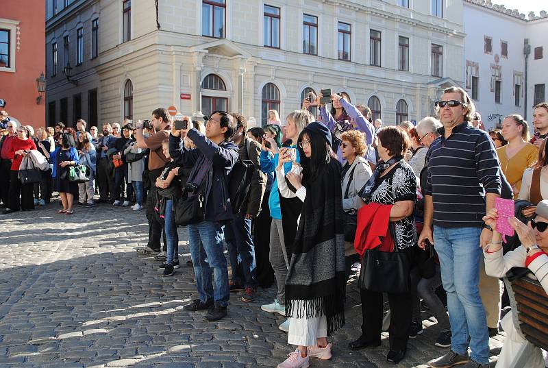 Zakončení zámecké sezóny v Českém Krumlově v roce 2019.