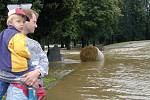 Povodně 2002 na Českokrumlovsku.