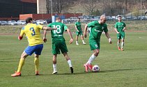 Fotbalová divize: Slavoj Český Krumlov - SENCO Doubravka 1:2 (0:1).