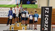 Oblastní badmintonový přebor staršího žactva U15 v Českém Krumlově.