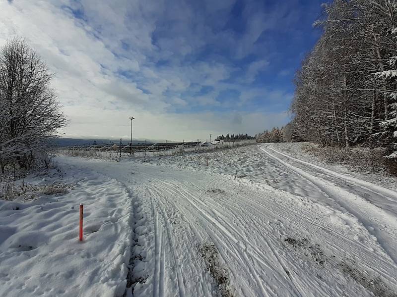 První šumavskou bílou stopu běžkařské sezóny 2021/22 protáhli 28. listopadu ve Frymburku.