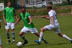 Fortuna Divize A – 29. kolo: FK Slavoj Český Krumlov (zelené dresy) – FC Viktoria Mariánské Lázně 1:1 (0:0) na penalty 4:5.