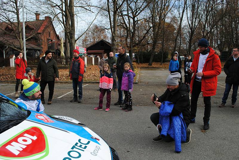 Slavnostní start Rallye Český Krumlov 2021 v krumlovské Jelence.