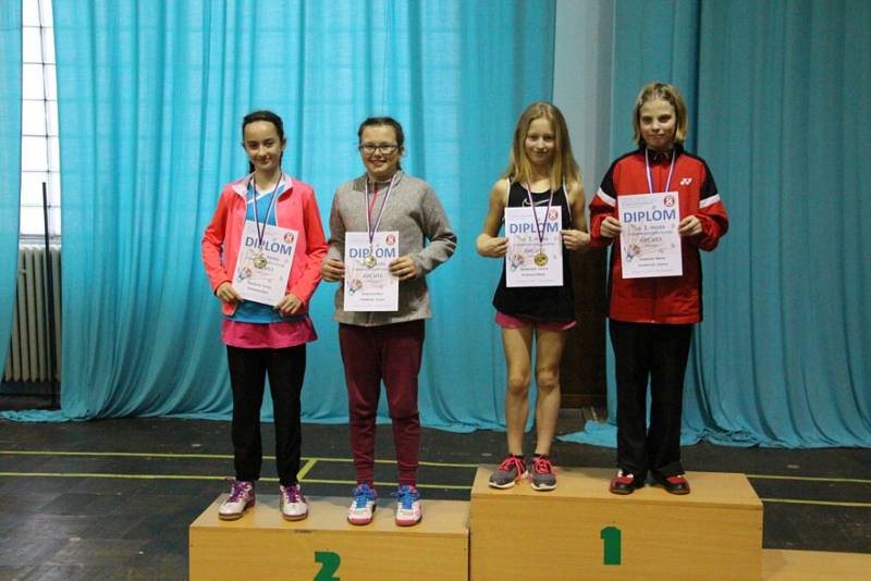 Krumlovští žáci na otevřeném krajském turnaji Grand Prix C kategorie U13 v Českých Budějovicích.