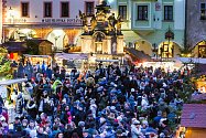 Slavnostní zahájení adventu a rozsvícení stromu v Českém Krumlově.