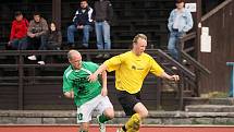 Fotbalové utkání A skupiny oblastní I. B třídy / FK Slavoj Český Krumlov B - SK Lhenice 2:2 (0:2).