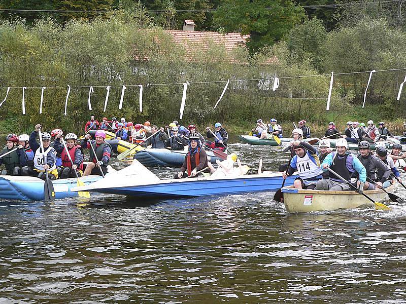 Start v Rožmberku nad Vltavou.