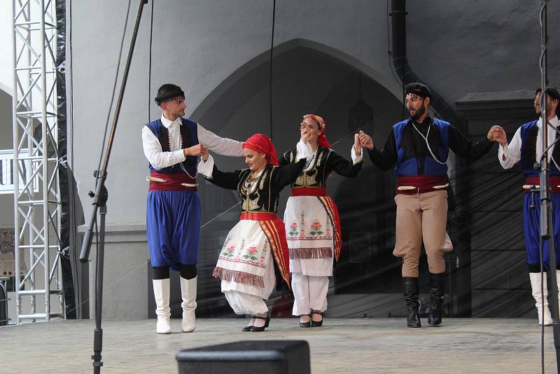 Na Mezinárodním folklórním festivalu v Českém Krumlově vystoupil také soubor z Řecka.