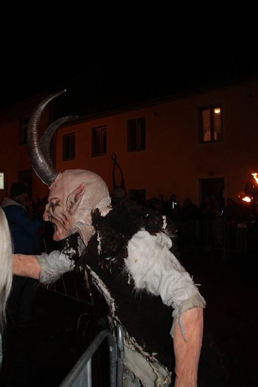 Krampus show v Kaplici 2016. 