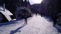 Rolbou jsou na Šumavě zatím najeté jen stopy na Zadově - Churáňově, a to na skate.