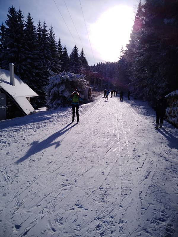 Rolbou jsou na Šumavě zatím najeté jen stopy na Zadově - Churáňově, a to na skate.