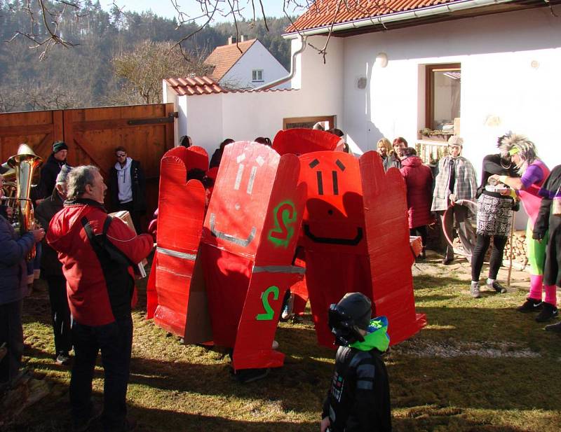 Masopust v Rájově na Českokrumlovsku.