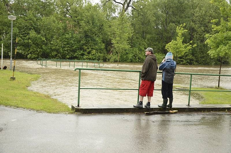 Záplavy v Kaplici.