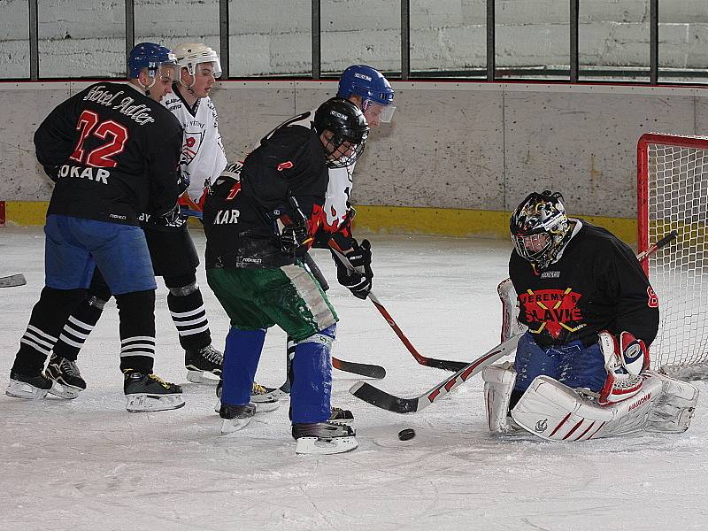 Hokejové utkání sdruženého okresního přeboru mužů / Slávie Jeremy´s České Budějovice - HC Větřní 1:12.