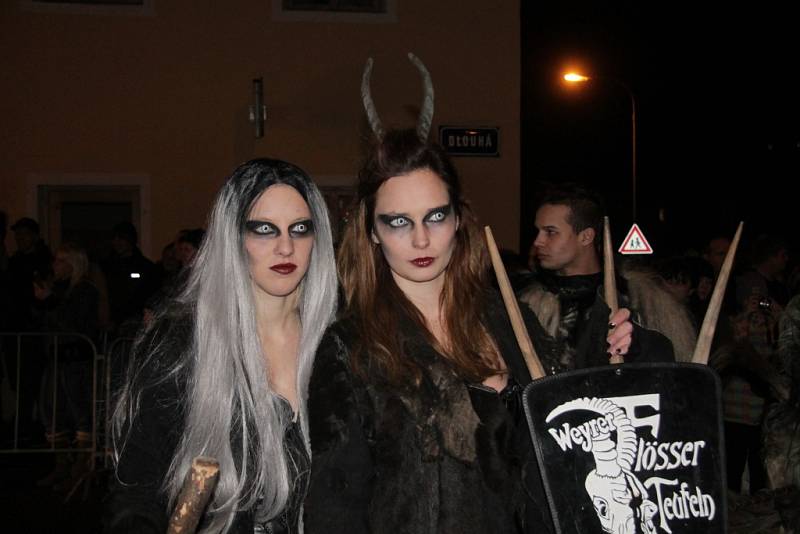 Krampus show v Kaplici 2016. 