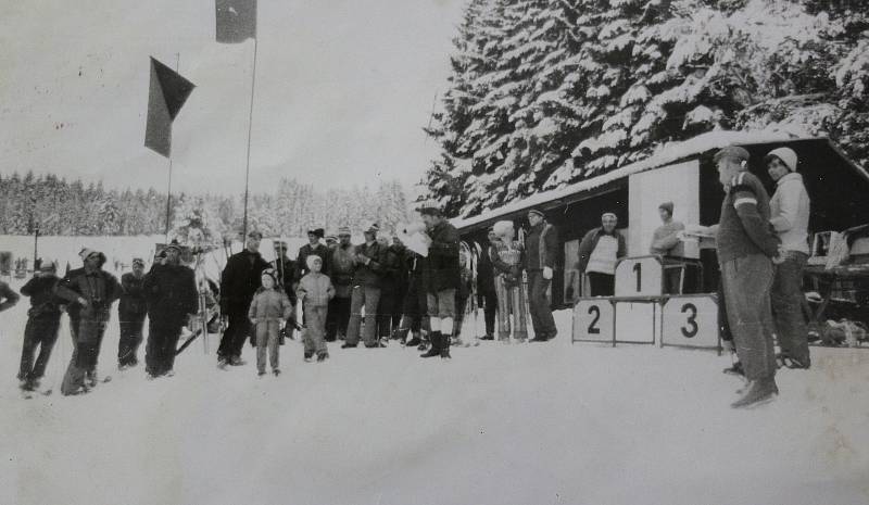 70. a 80. léta v lipenském lyžařském areálu na Kramolíně.