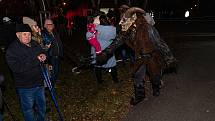 Krampusáci děsili svým zjevem ve Vyšším Brodě.