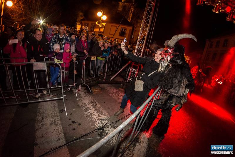 Krampus Show 2015 v Kaplici.