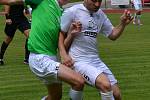 Fortuna Divize A – 29. kolo: FK Slavoj Český Krumlov (zelené dresy) – FC Viktoria Mariánské Lázně 1:1 (0:0) na penalty 4:5.