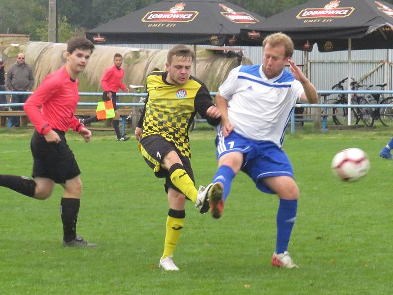 I.A třída (skupina A) – 5. kolo (4. hrané): FK Vodňany (bílé dresy) – FK Spartak Kaplice 2:5 (1:2).