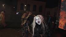 Krampus show v Kaplici v roce 2017.