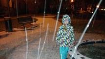 Na Krumlovsko se snáší první sněhová nadílka letošní zimní sezóny.