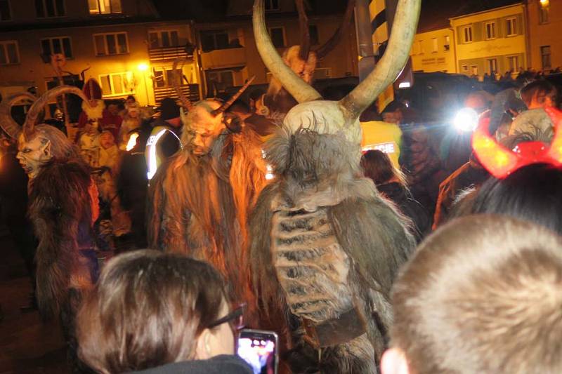 Krampus show v Kaplici 2016. 