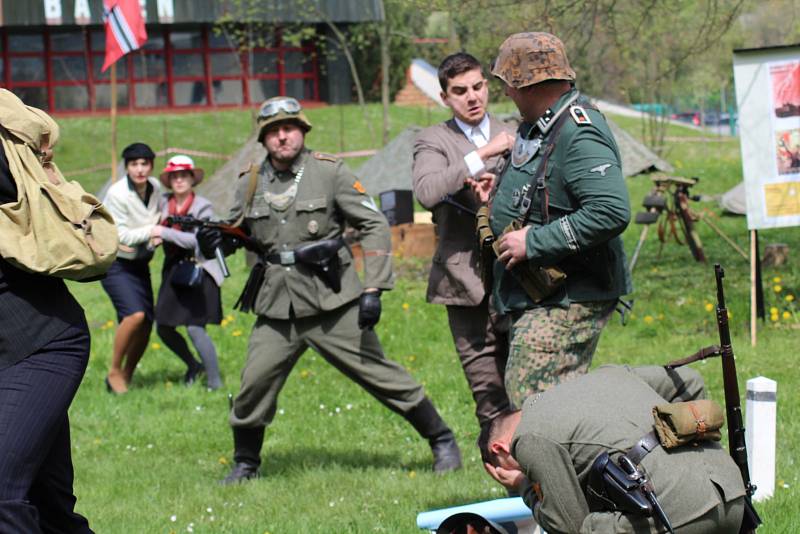 Bitva v Českém Krumlově na konci války.