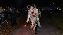 Krampusáci děsili svým zjevem ve Vyšším Brodě.