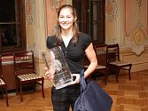 Nejpopulárnější sportovec okresu pro rok 2010 – krumlovská badmintonistka Lucie Černá.