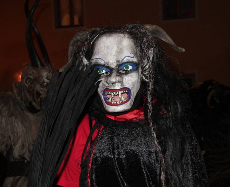 Krampus show v Kaplici 2016. 