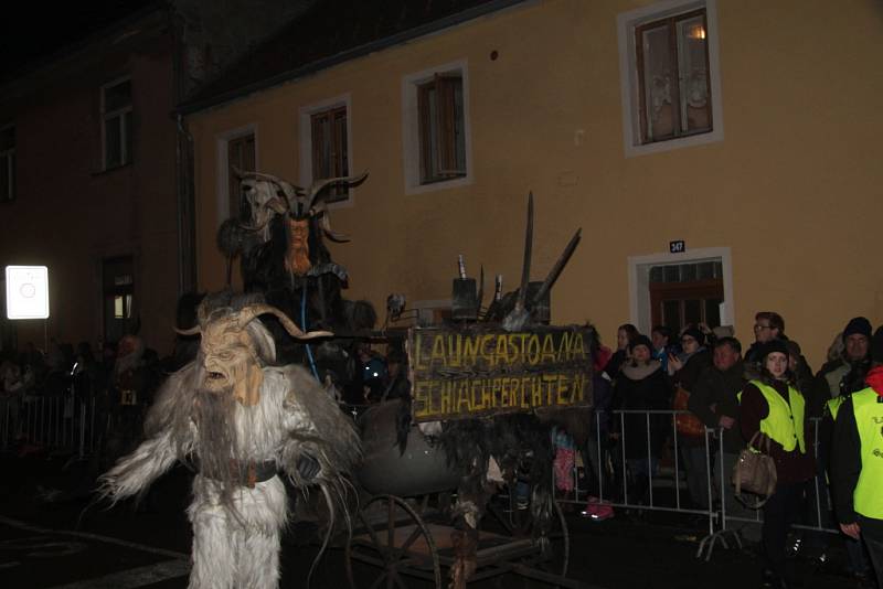 Krampus show v Kaplici 2016. 