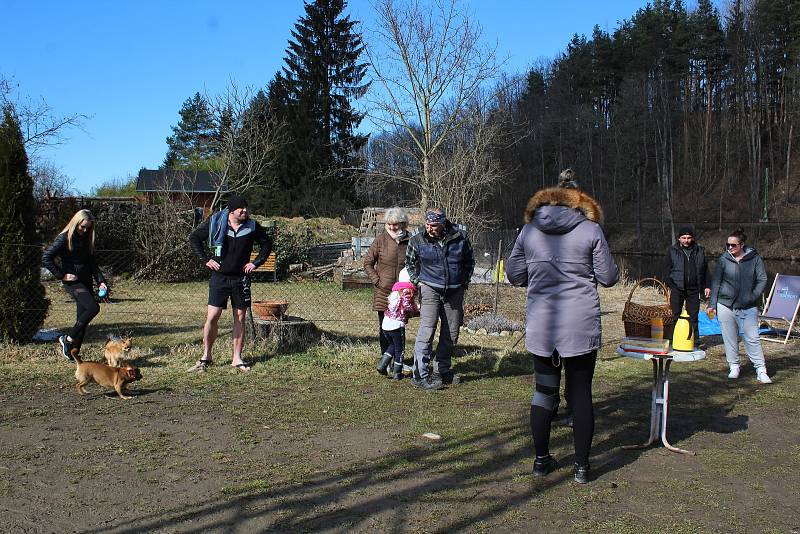 Otužilci ve Vyšším Brodě nenechali akci Covide, nezlob mě bez činu. A přidali i taneček.