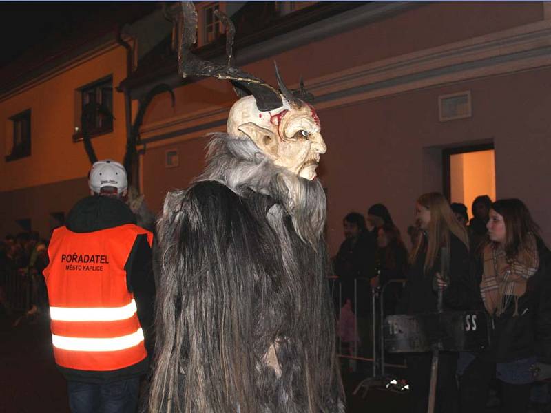 Krampus show v Kaplici 2016.