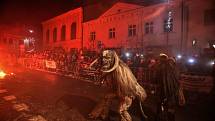 Kaplici po roce opět navštívili Krampusáci.