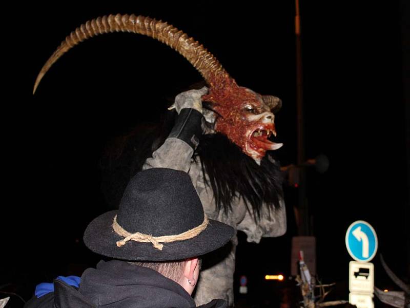 Krampus show v Kaplici 2016.