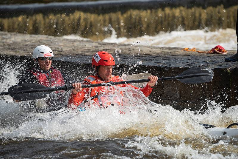 Start soutěžních kategorií z Rožmberka nad Vltavou